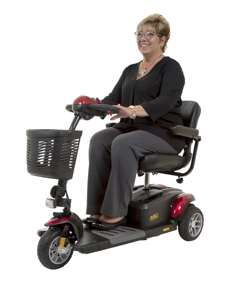 3 Wheel Standard Scooter with rider