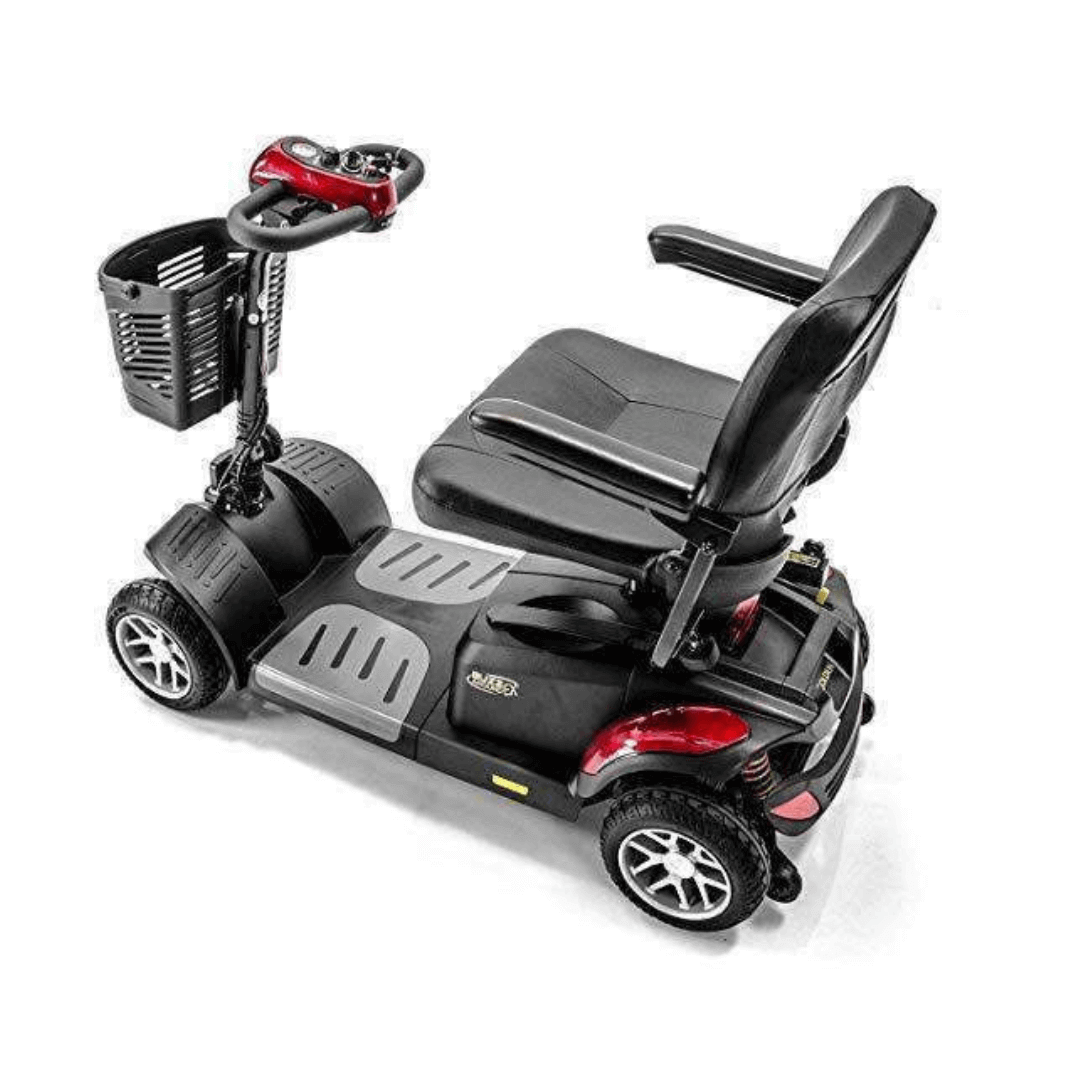 4 wheel heavy duty scooter aerial view