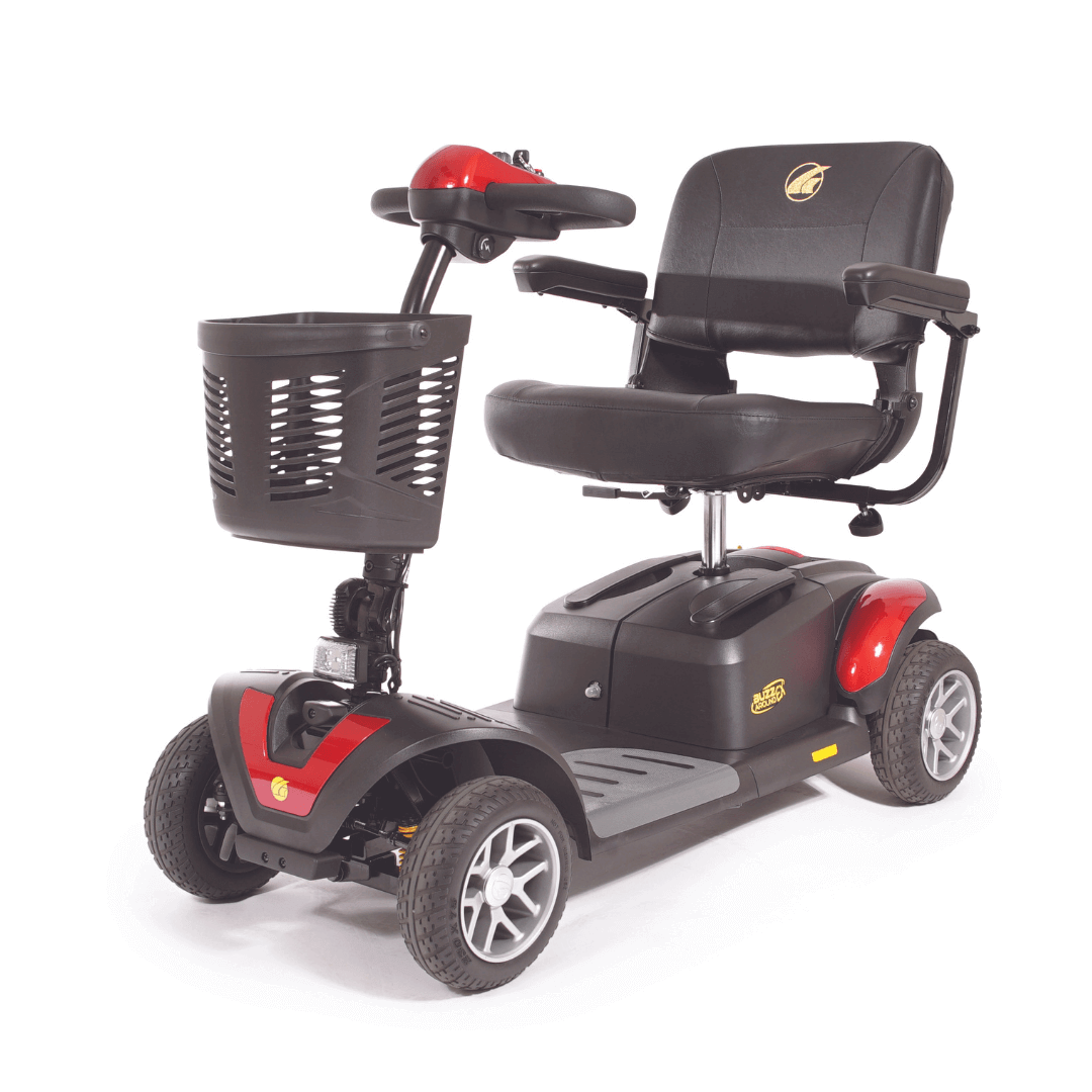 4 wheel heavy duty scooter front view
