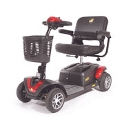 4 wheel heavy duty scooter front view
