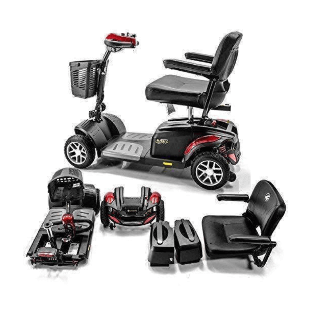 4 wheel heavy duty scooter with parts