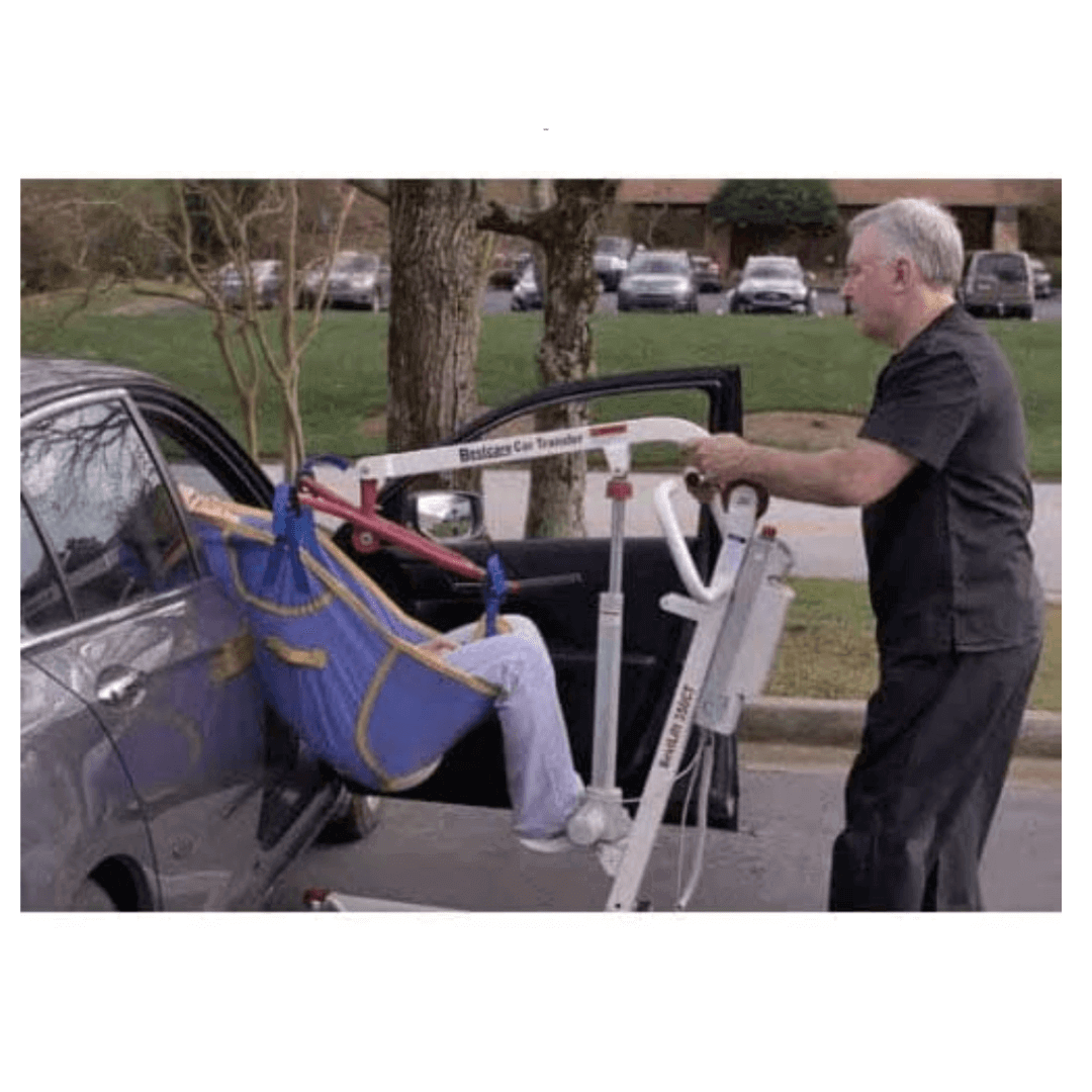 BestLift Car Transfer Mobile Floor Patient Lift in use