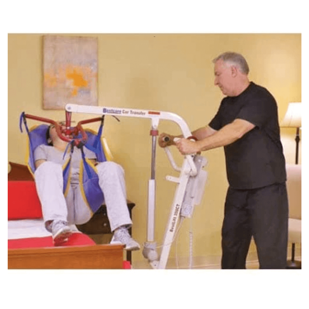 BestLift Car Transfer Mobile Floor Patient Lift in use 3