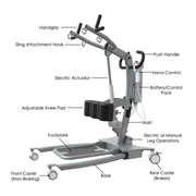 Drive Medical Sit-To-Stand Bariatric Electric Patient Lift parts
