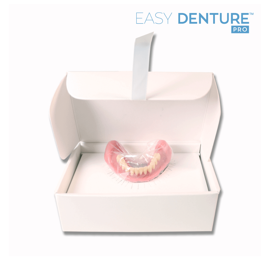 Easy Denture Pro Patient Self-Fitting Upper Lower - Less than 5 minutes