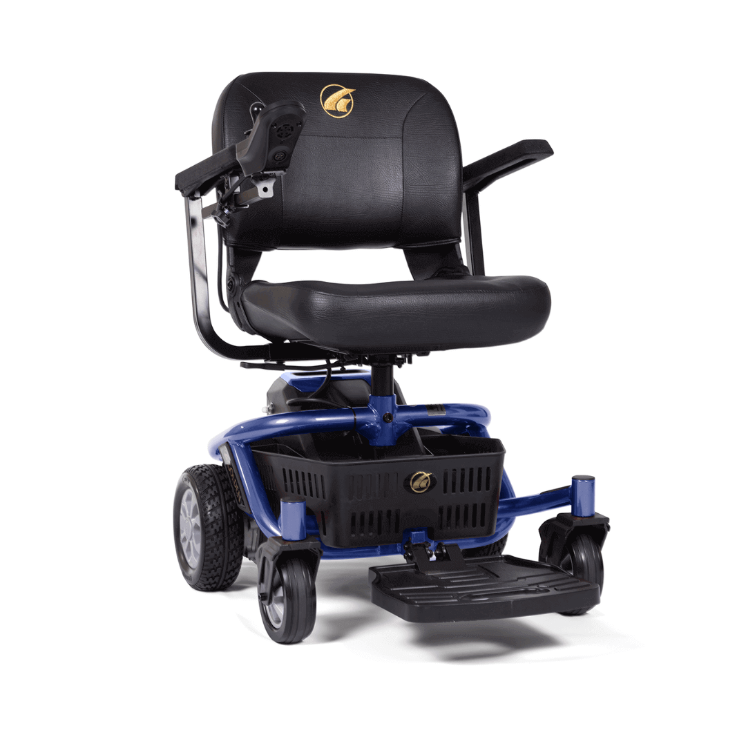 Golden Tech LiteRider Envy Compact Electric Power Chair blue