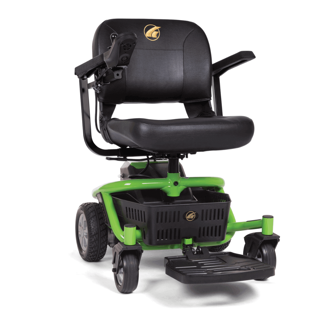 Golden Tech LiteRider Envy Compact Electric Power Chair green