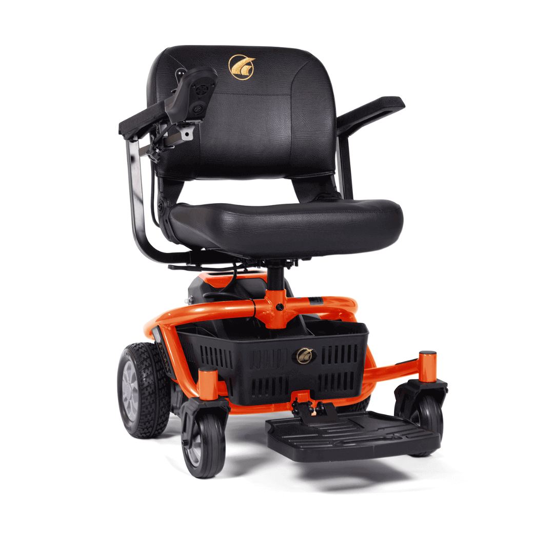 Golden Tech LiteRider Envy Compact Electric Power Chair orange