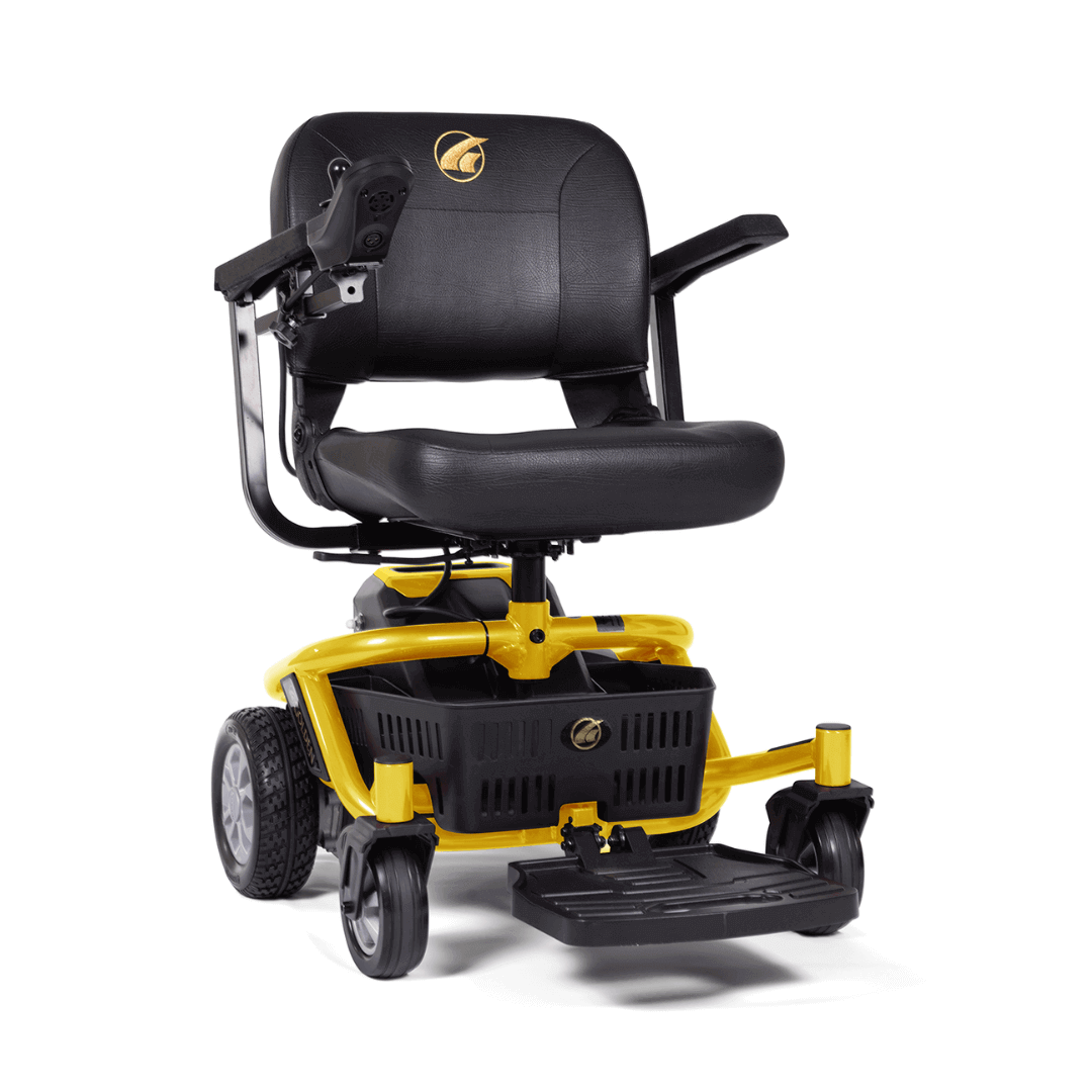 Golden Tech LiteRider Envy Compact Electric Power Chair yellow