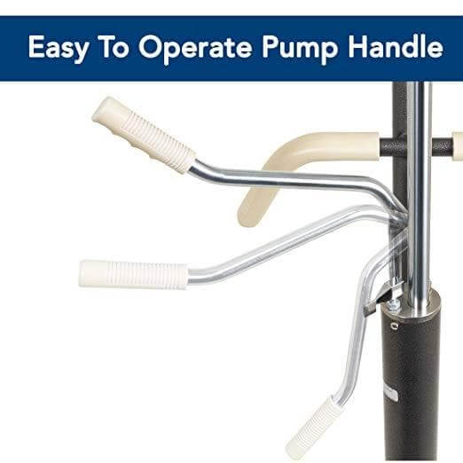 Hydraulic Patient Lift easy to operate pump handle