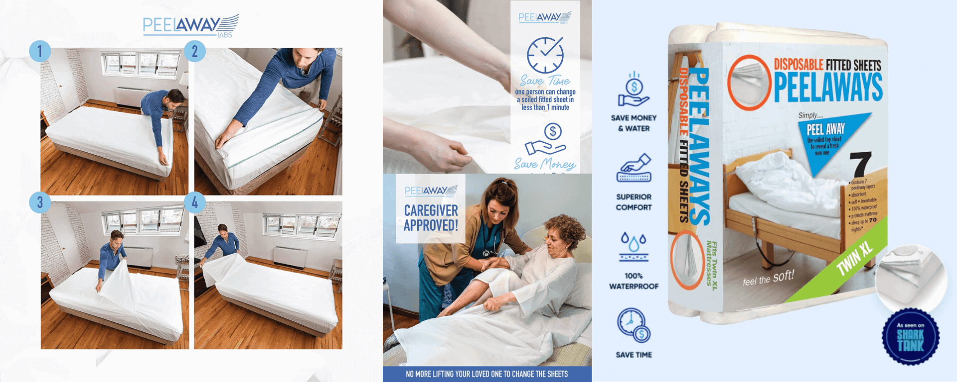 Peelaways Disposable Fitted Sheets banner