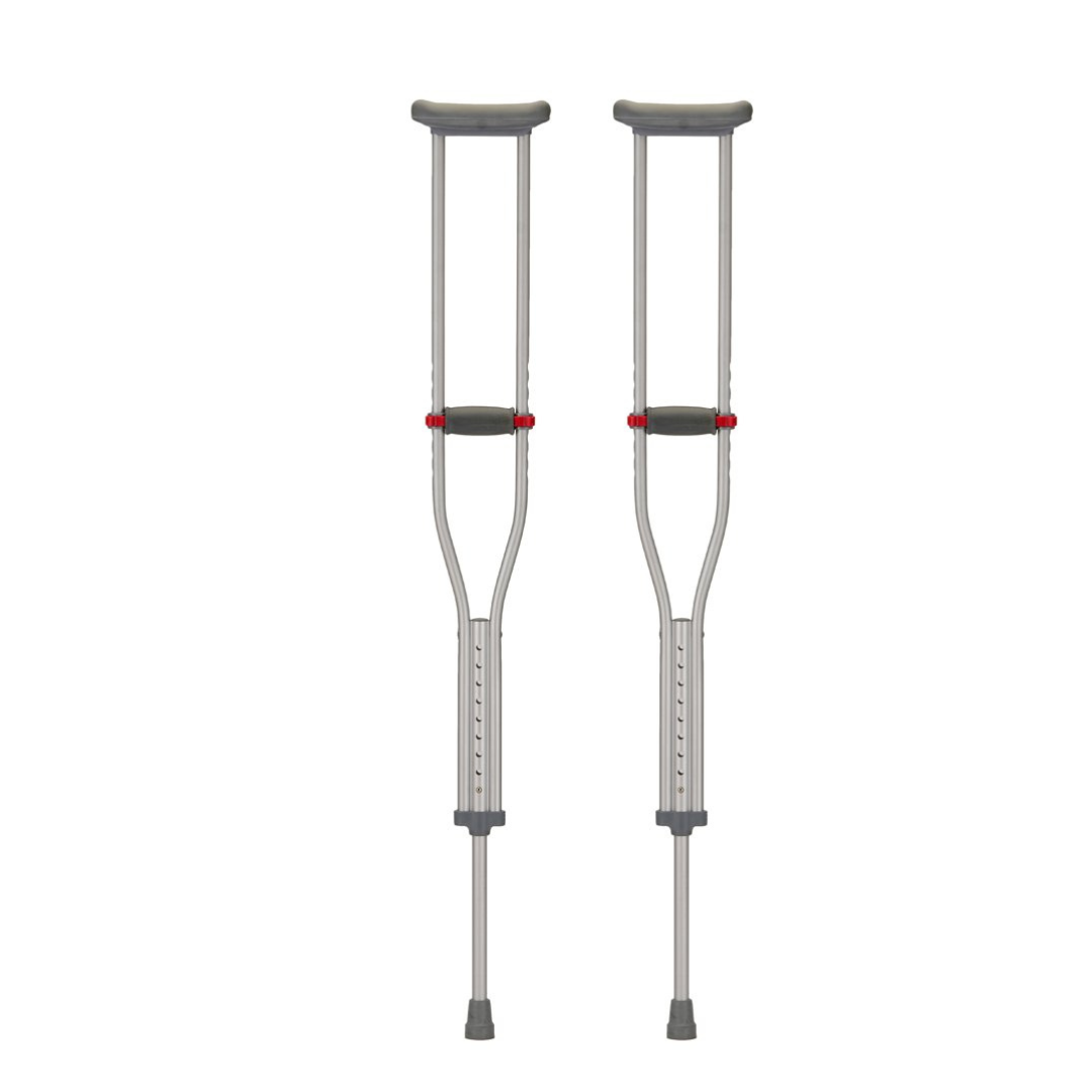 Nova Medical Lightweight Aluminum Crutches - Height Adjustable