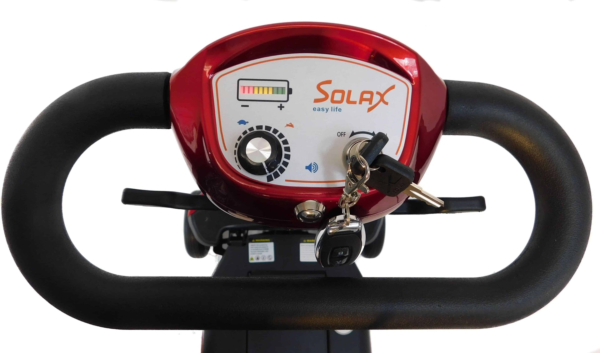 Solax Transformer 4 Wheel Scooter stirring red