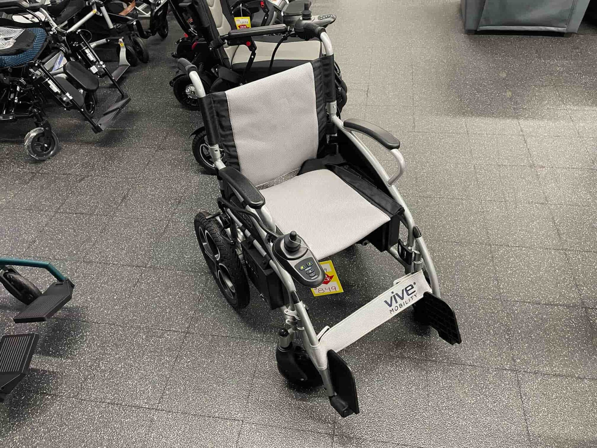 Vive Health Compact Lightweight Folding Portable Power Wheelchair