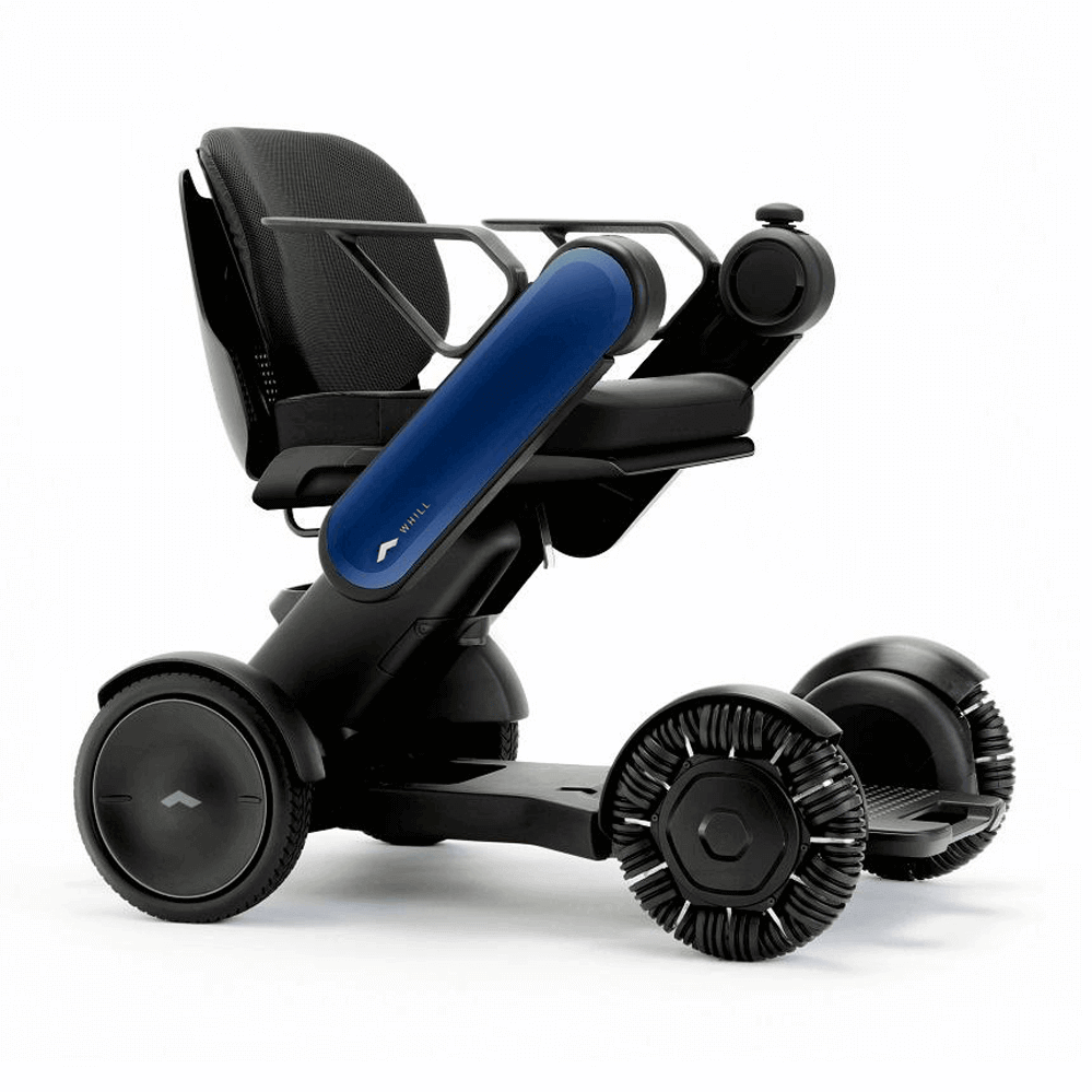 WHILL Model C2 Personal EV Smart Electric Vehicle - Intelligent Power Chair blue