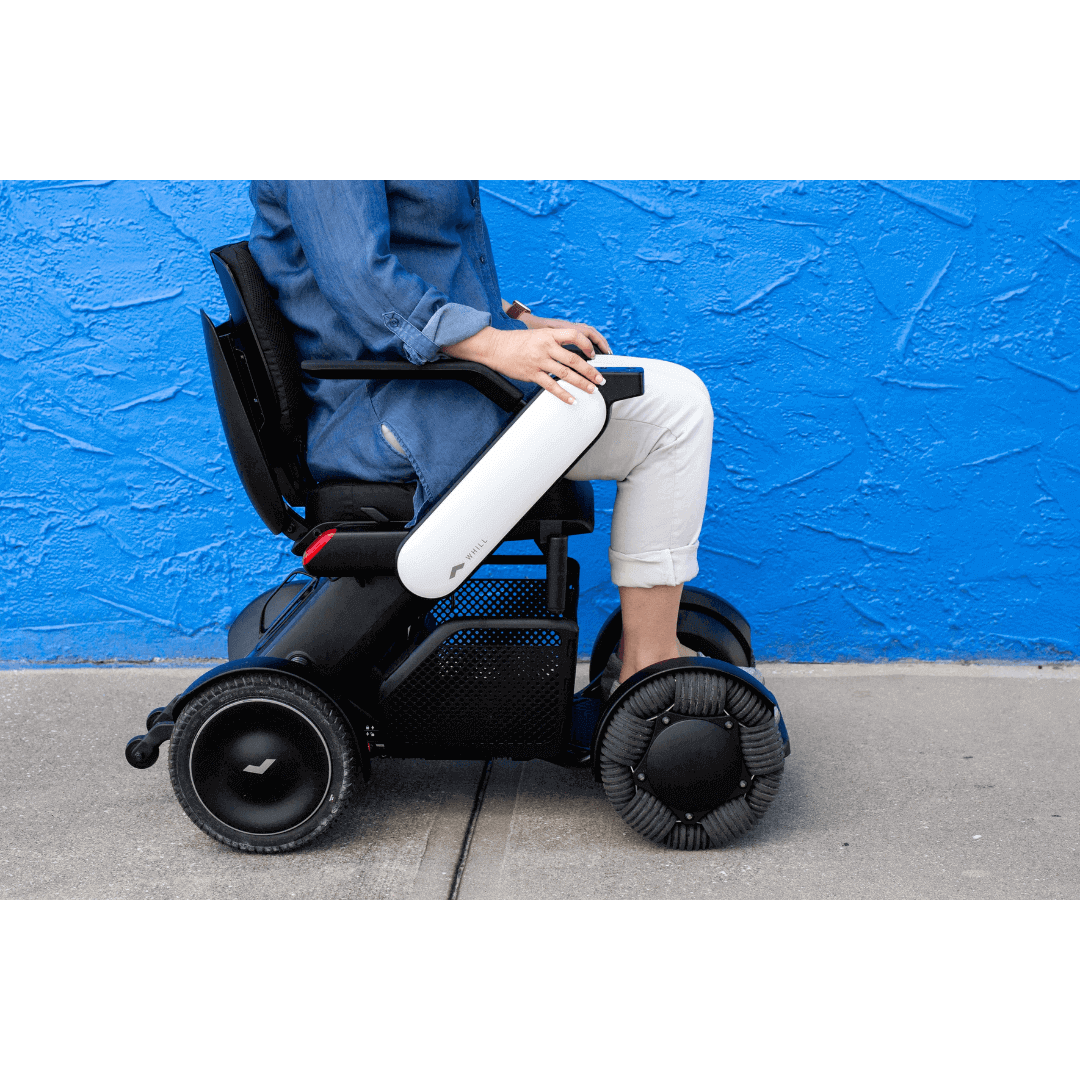 WHILL Model C2 Personal EV Smart Electric Vehicle - Intelligent Power Chair white