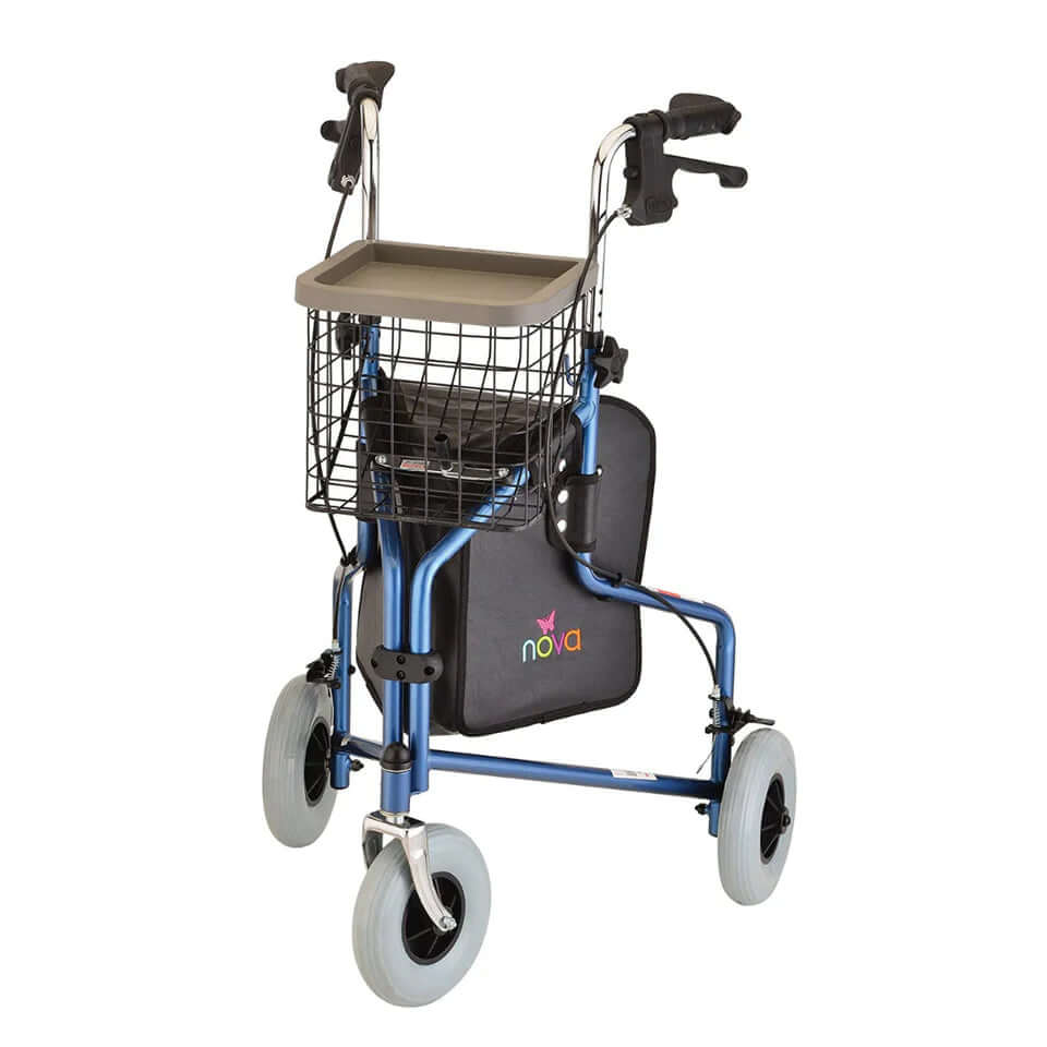 3-Wheel Rollator blue