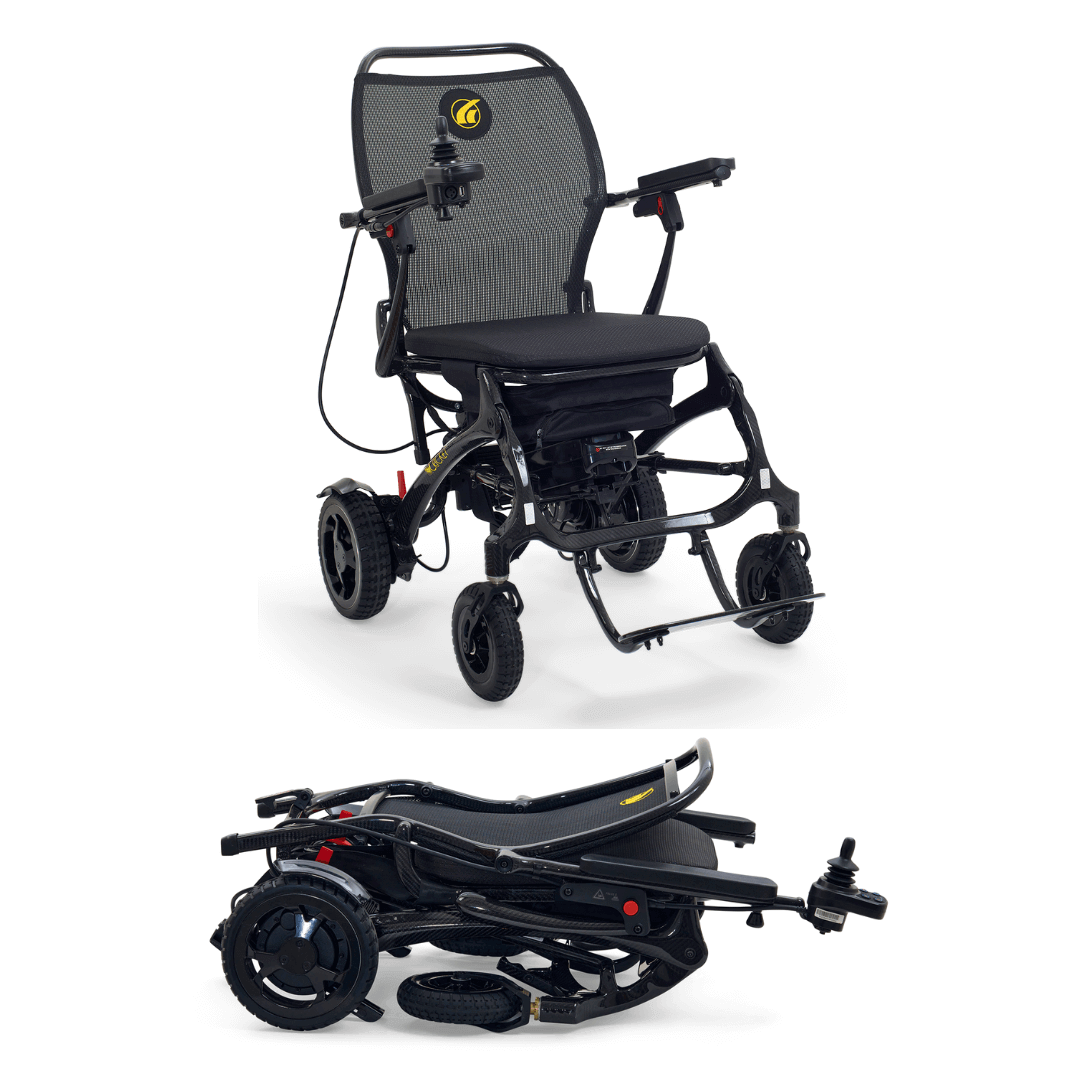 Carbon Fiber Cricket Power Wheelchair