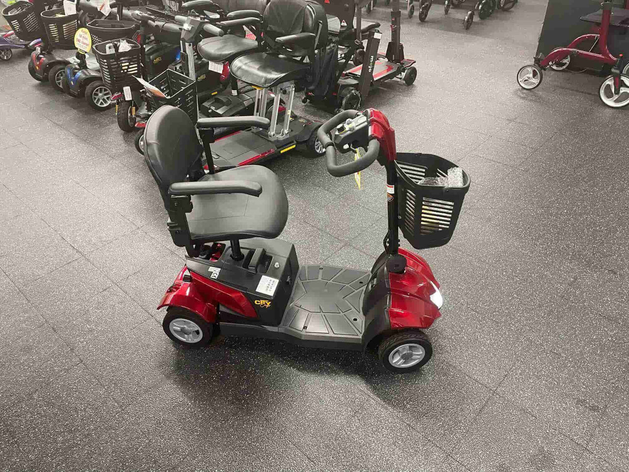 EV Rider CityCruzer 4 Wheel Electric Portable Travel Scooter