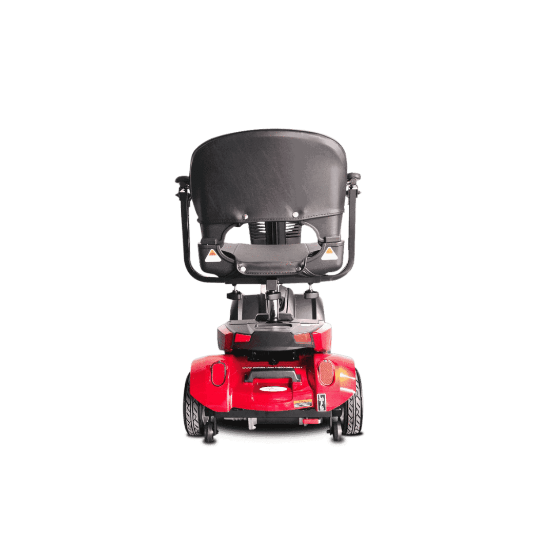 EV Rider CityCruzer 4 Wheel Electric Portable Travel Scooter rear view