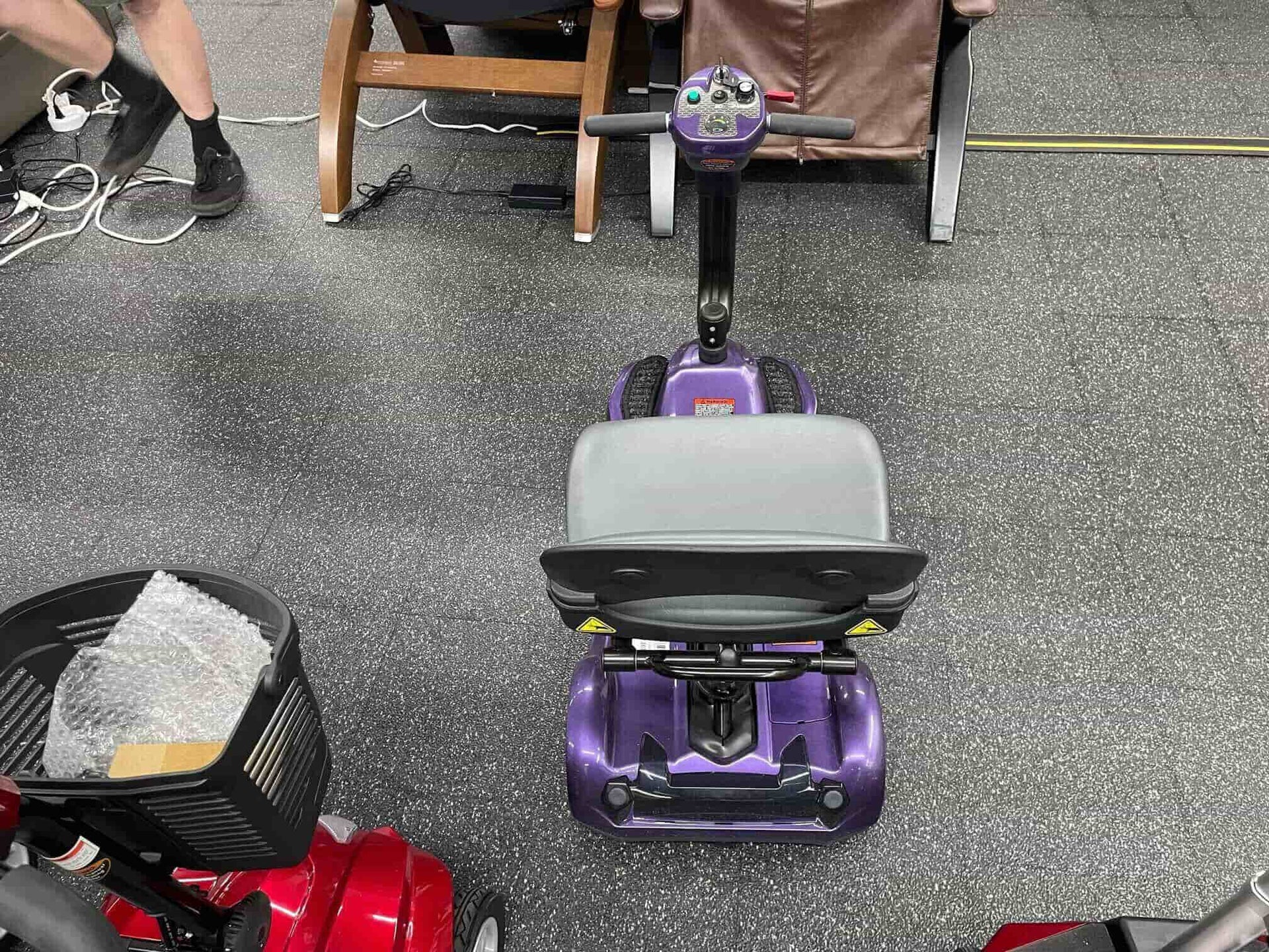 EV Rider Transport EZ Easy Move Folding Electric Mobility Scooter
