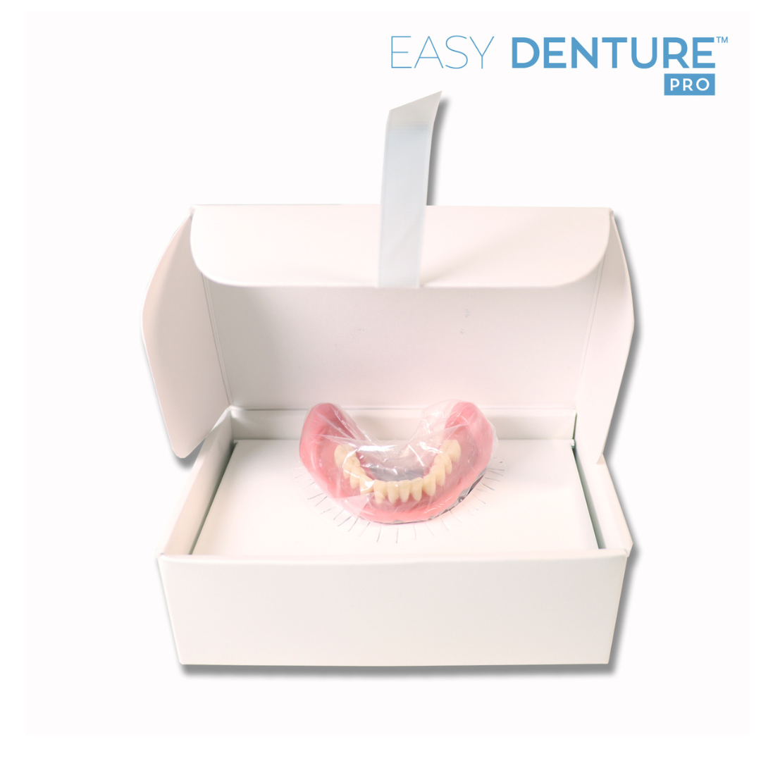 Easy Denture™ - Patient - 5 Minutes - Self Fitting - Upper & Lower Dentures
