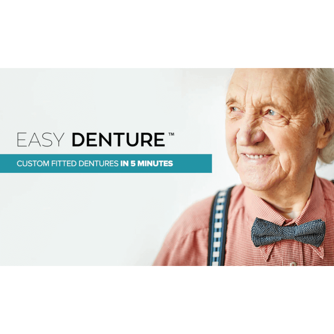 Easy Denture Custom Fitted Dentures banner mobile view