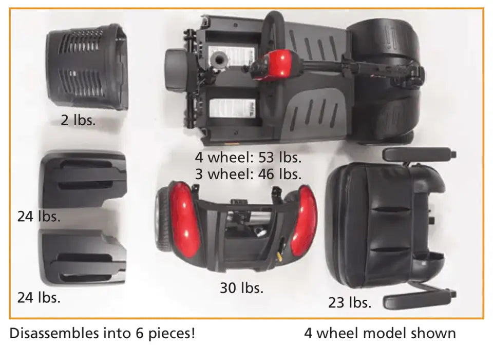 GT118 Heavy Duty Scooter parts