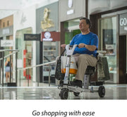 Go shopping with ease with Moving Life ATTO Full-Size Folding Travel Scooter