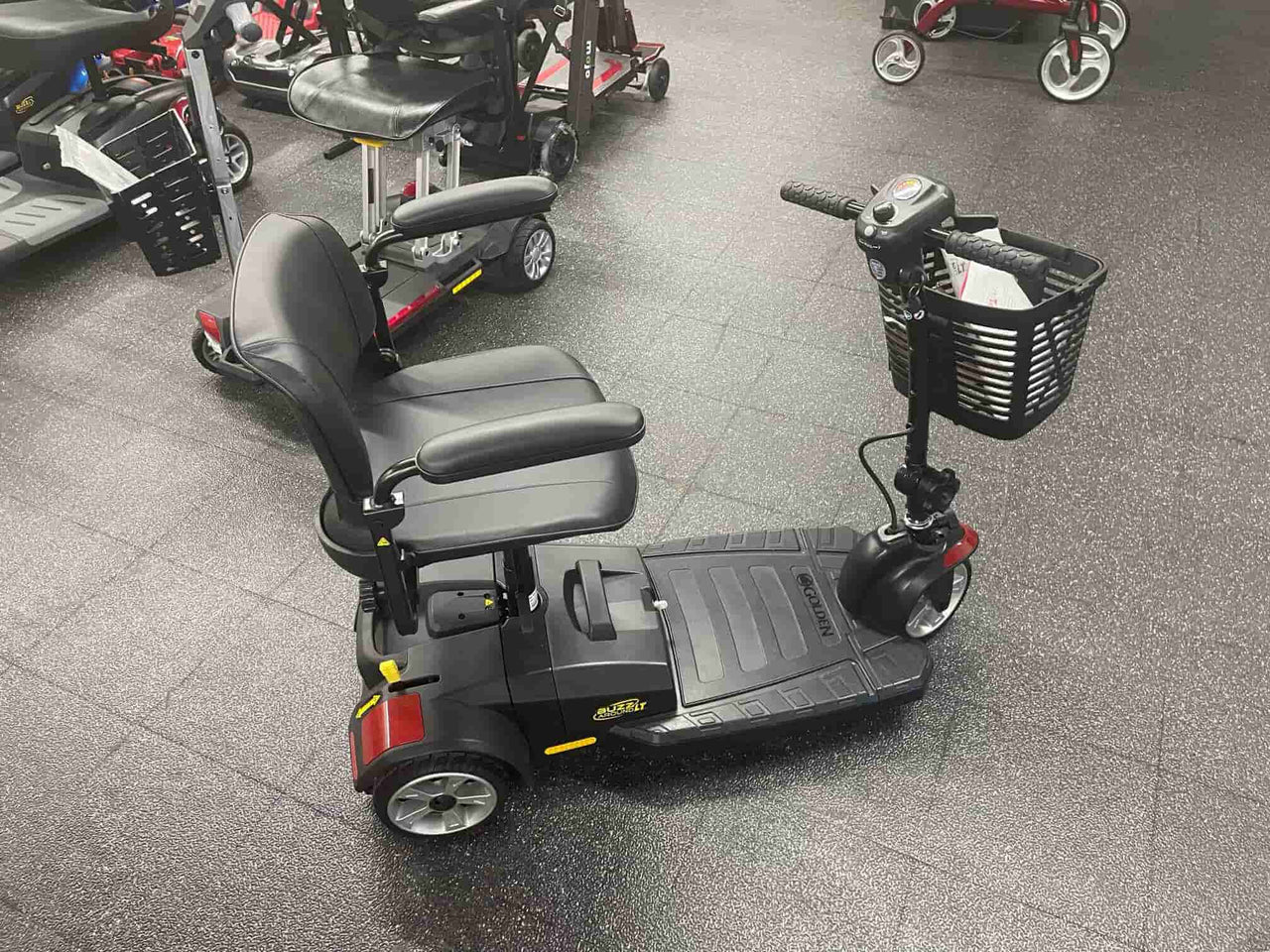 Golden Tech Buzzaround LT 3-Wheel Power Scooter-Red 2