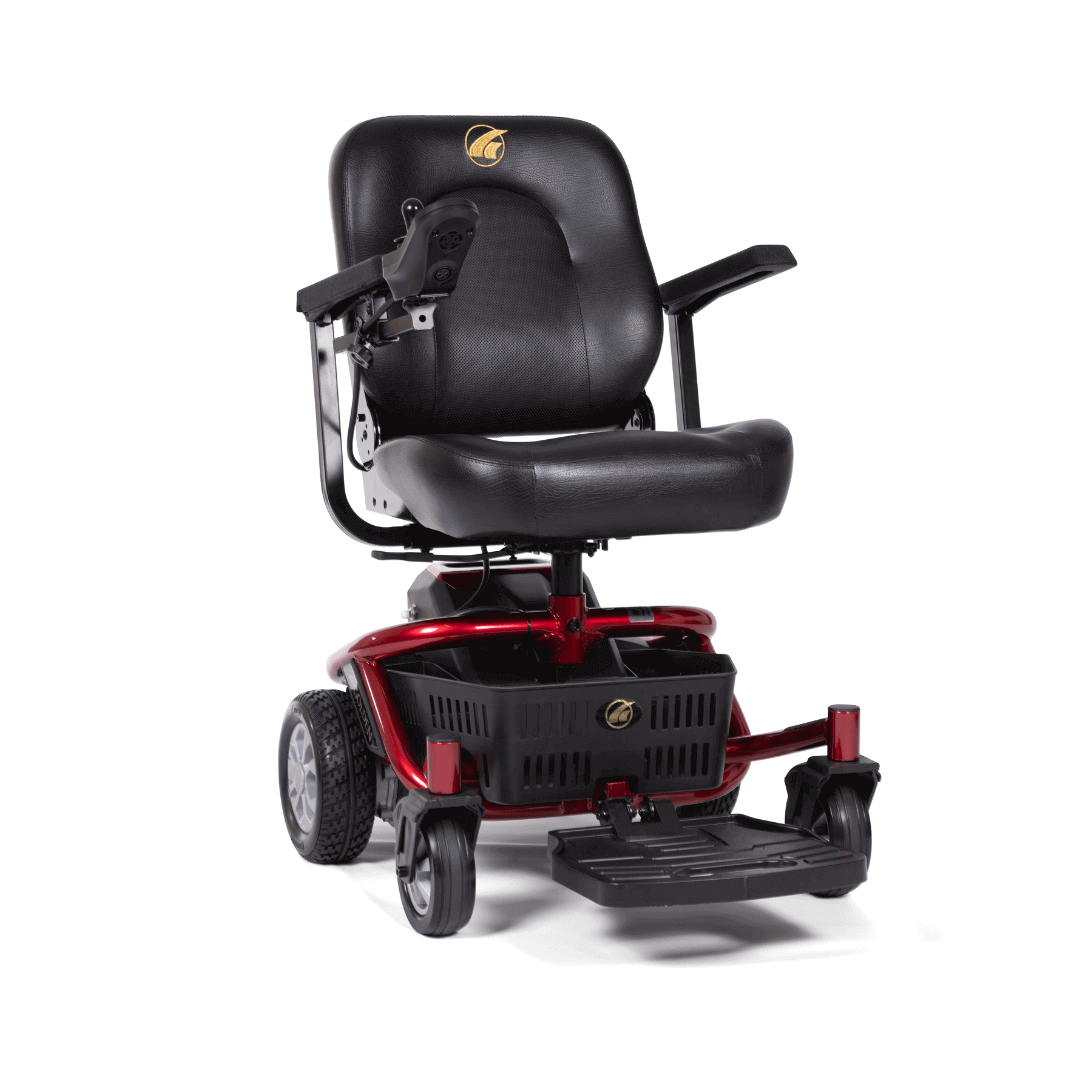 Golden Tech LiteRider Envy Compact Electric Power Chair red