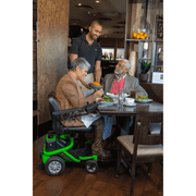 Golden Tech LiteRider Envy Compact Electric Power Chair with patient