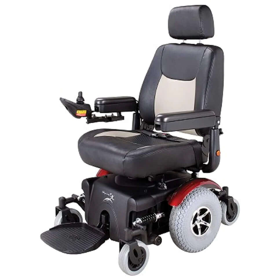 Heavy Duty Power Chair Red