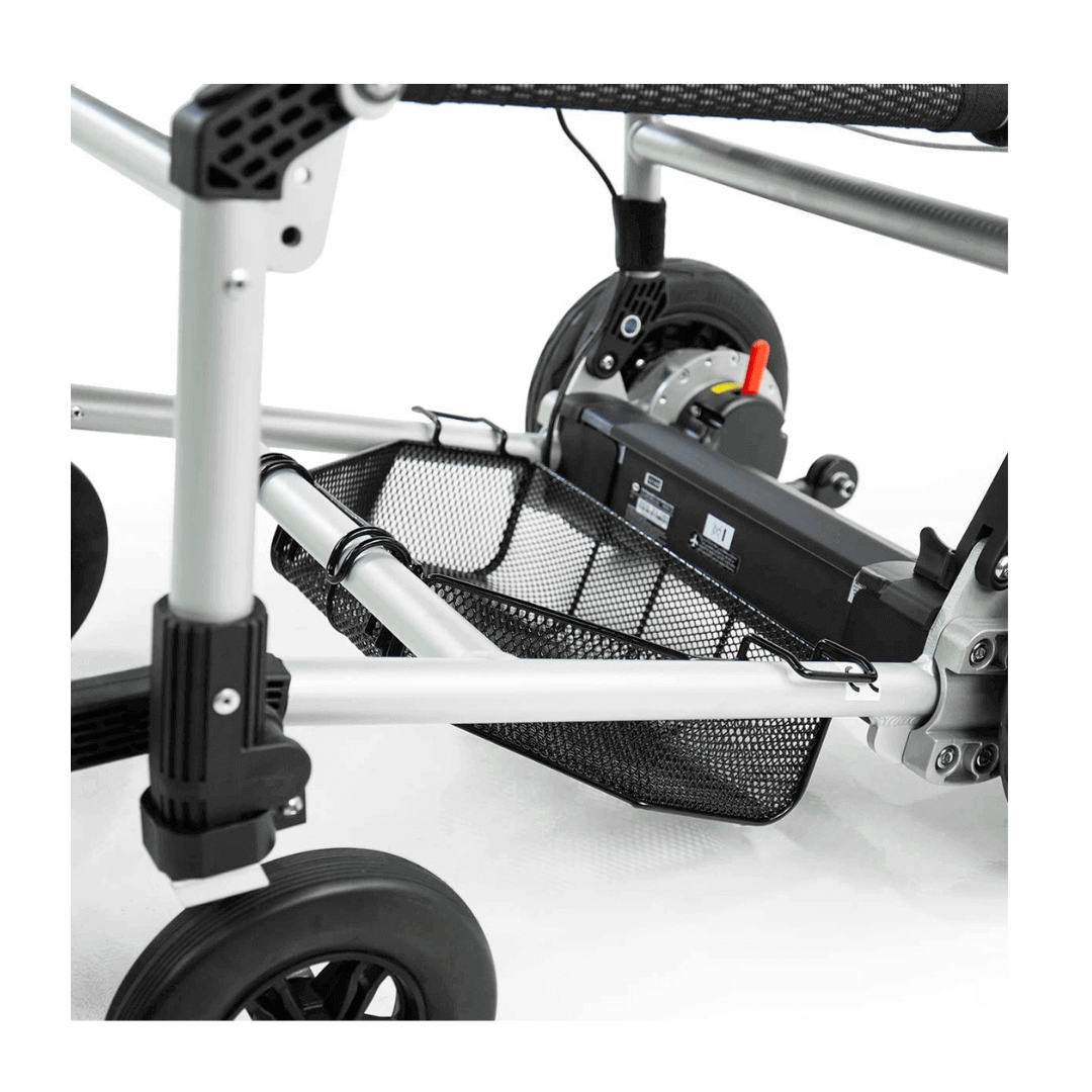 Journey Zoomer Chair Portable Lightweight Power Wheelchair basket
