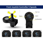 Miracle Mobility 4N1 Ultra Lite Electric Walker Wheelchair front joystick
