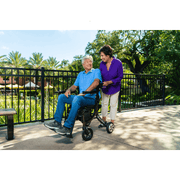 Miracle Mobility 4N1 Ultra Lite Electric Walker Wheelchair with patient