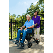 Miracle Mobility 4N1 Ultra Lite Electric Walker Wheelchair with patient 2
