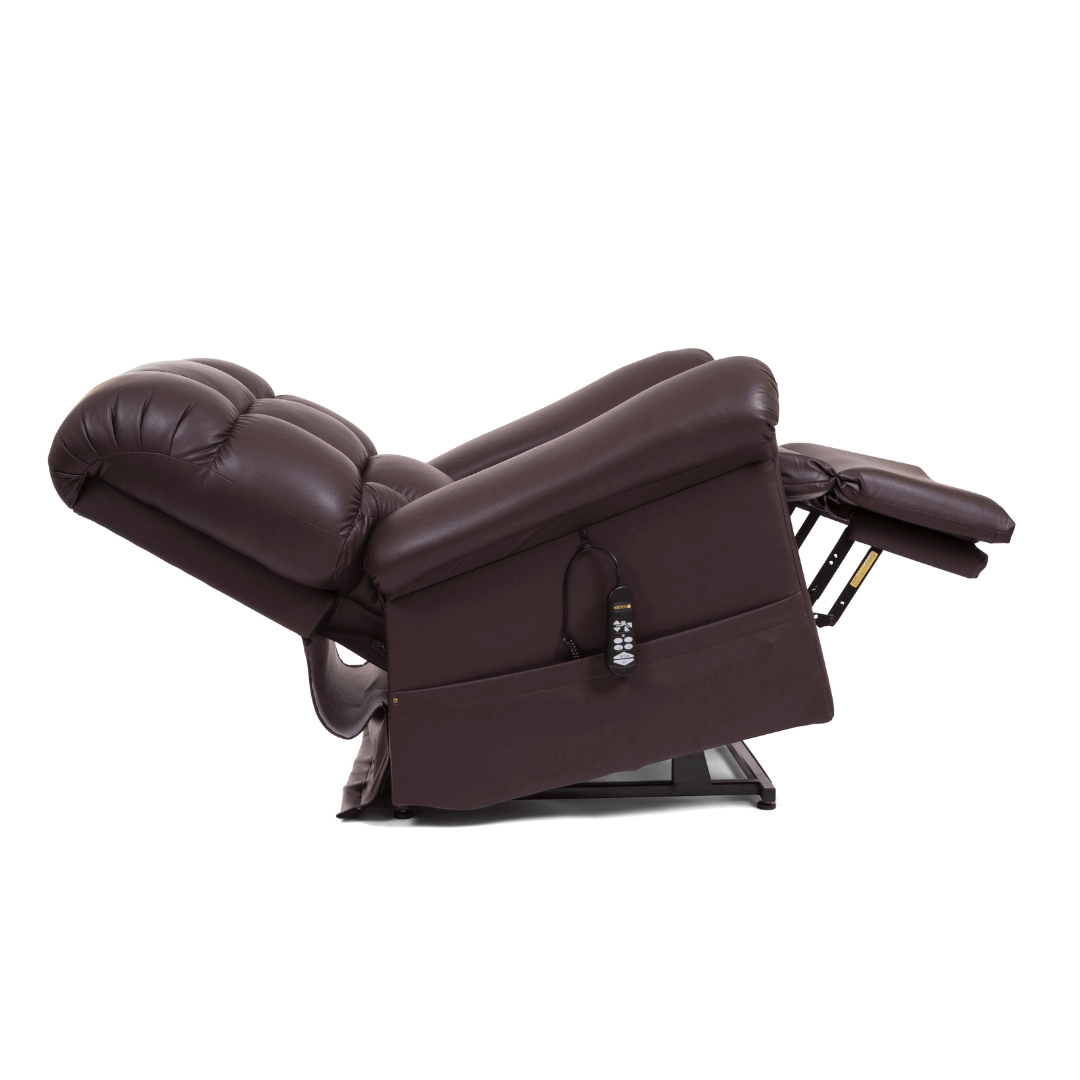 Premium Lift Chair Recliner in reclined position