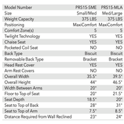 Premium Lift Chair Recliner specifications