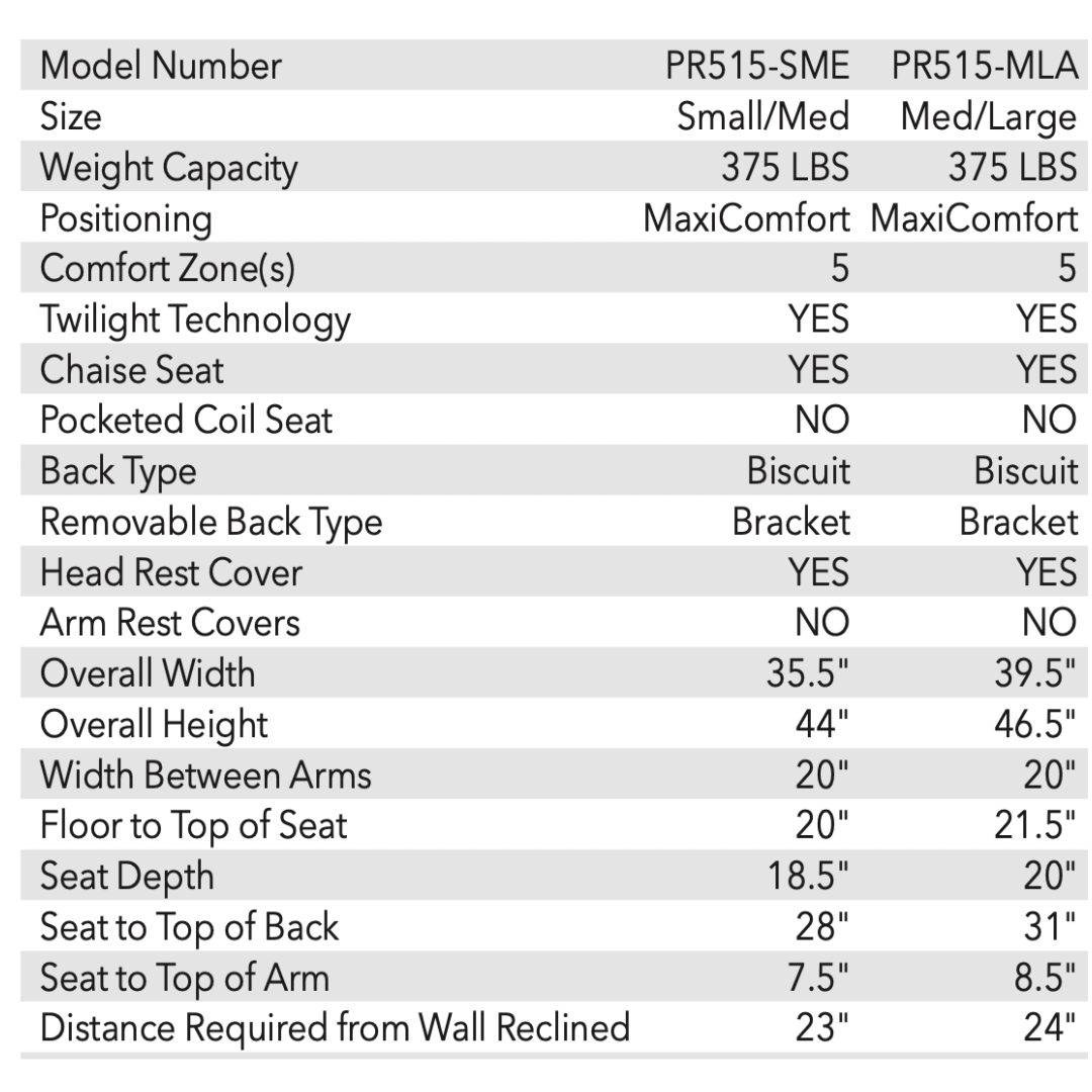 Premium Lift Chair Recliner specifications