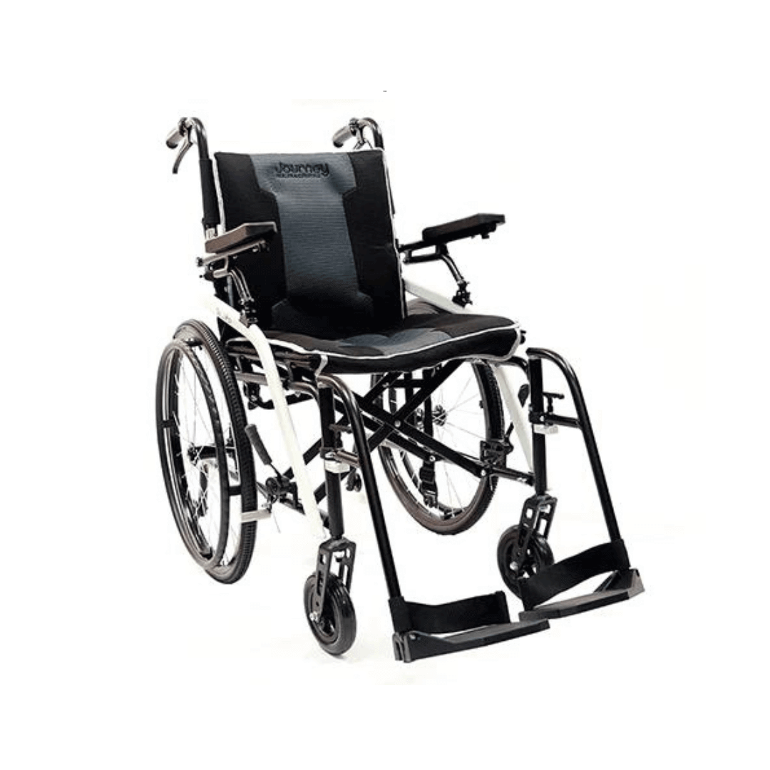 Premium Lightweight Wheelchair black and gray