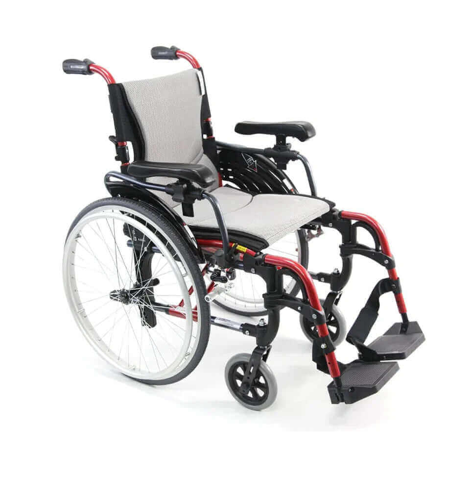 Premium Lightweight Wheelchair white