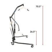 ProBasics Personal Hydraulic Patient Body Lift dimensions