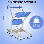Sara Stedy Stand-Assist Manual Patient Standing Aid dimensions and weight