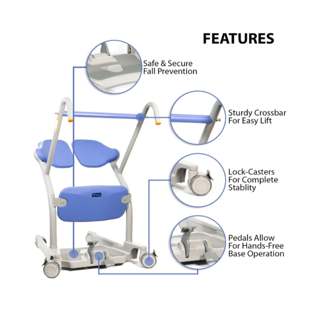 Sara Stedy Stand-Assist Manual Patient Standing Aid features