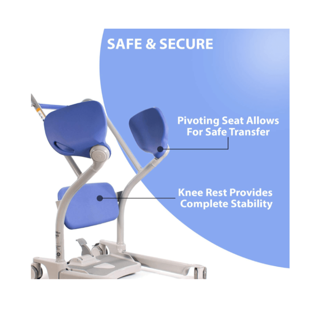Sara Stedy Stand-Assist Manual Patient Standing Aid safety features