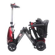 Solax Mobie Plus Folding Lightweight Travel Scooters semi-folded state 2