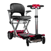 Solax Transformer 2 Electric Automatic Folding Mobility Airline Approved Travel Scooters red