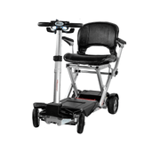 Solax Transformer 2 Electric Automatic Folding Mobility Airline Approved Travel Scooters silver
