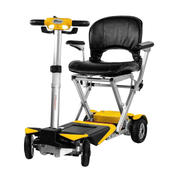 Solax Transformer 2 Electric Automatic Folding Mobility Airline Approved Travel Scooters yellow